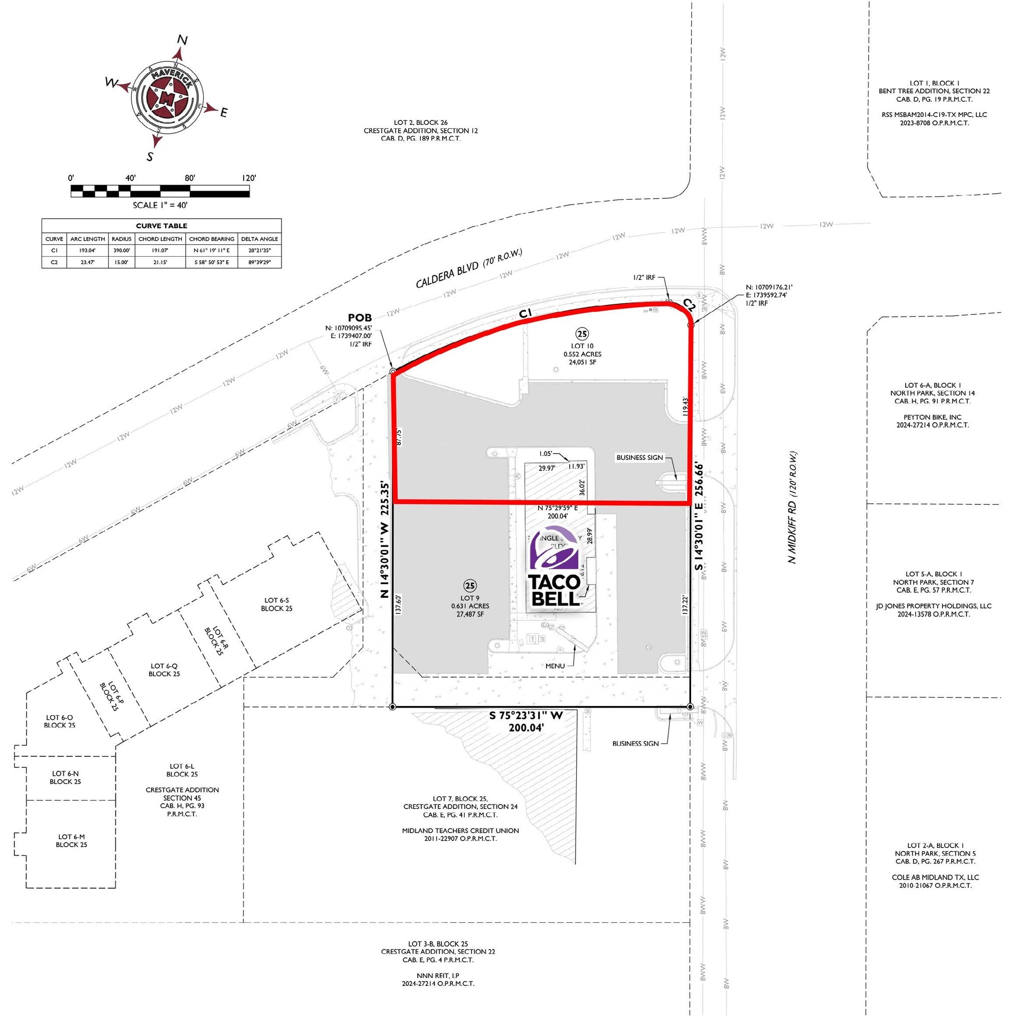 4727 N Midkiff Rd, Midland, TX à vendre Plan cadastral– Image 1 sur 3