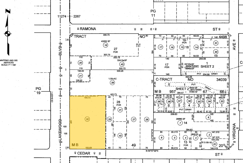 17660 Lakewood Blvd, Bellflower, CA à louer - Plan cadastral – Image 3 sur 3