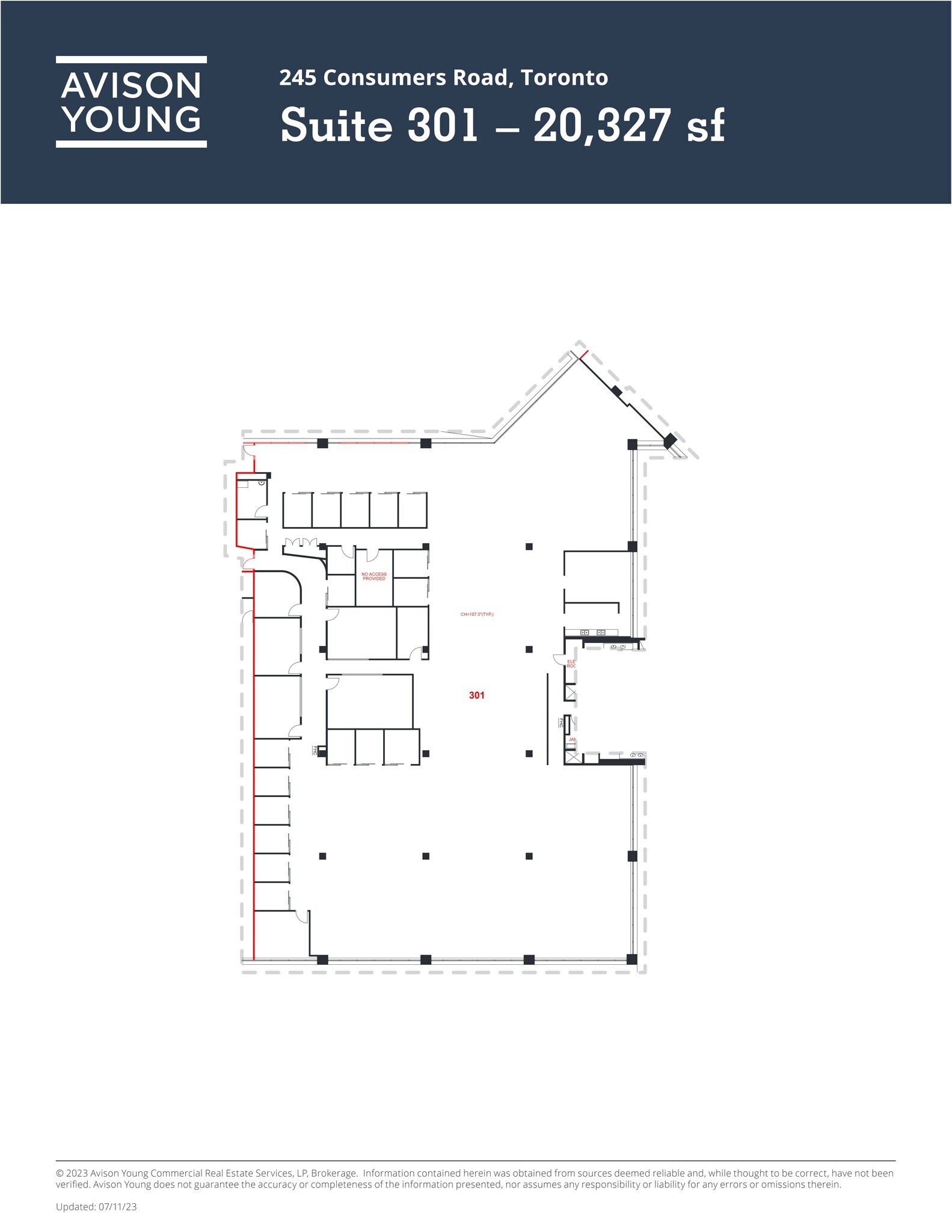 245 Consumers Rd, Toronto, ON à louer Plan de site– Image 1 sur 1