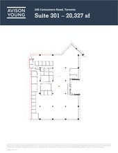245 Consumers Rd, Toronto, ON à louer Plan de site– Image 1 sur 1
