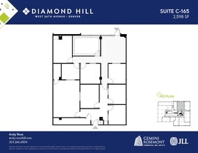 2490 W 26th Ave, Denver, CO à louer Plan d’étage– Image 1 sur 2