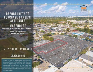 Plus de détails pour 4305-4440 SW 73rd Ave, Miami, FL - Industriel/Logistique à vendre