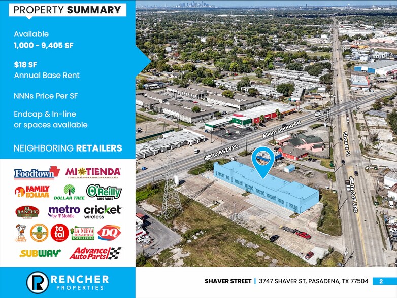 3747 Shaver St, Pasadena, TX à louer - Photo de l’immeuble – Image 2 sur 3