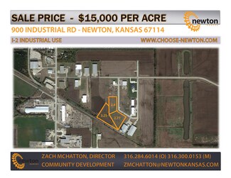 Plus de détails pour 900 Industrial, Newton, KS - Terrain à vendre