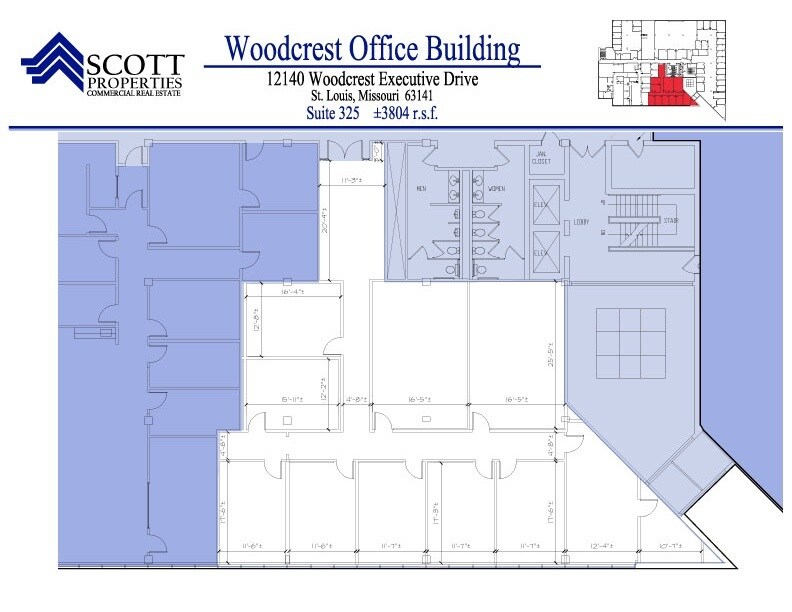 12140 Woodcrest Exec Dr, Creve Coeur, MO à louer Photo intérieure– Image 1 sur 1