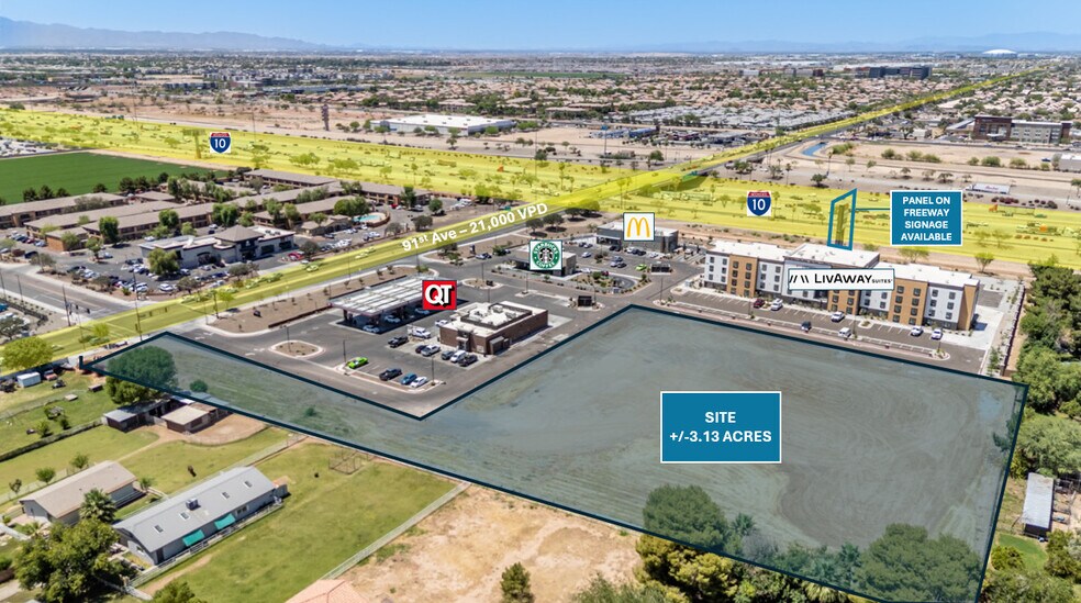 SEC 91st Ave & I-10, Tolleson, AZ à vendre - Autre – Image 3 sur 3