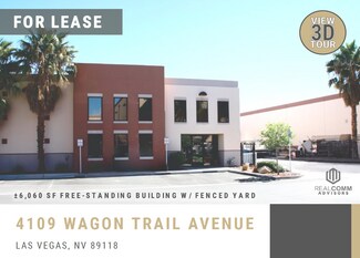 Plus de détails pour 4109 Wagon Trail Ave, Las Vegas, NV - Industriel/Logistique à louer