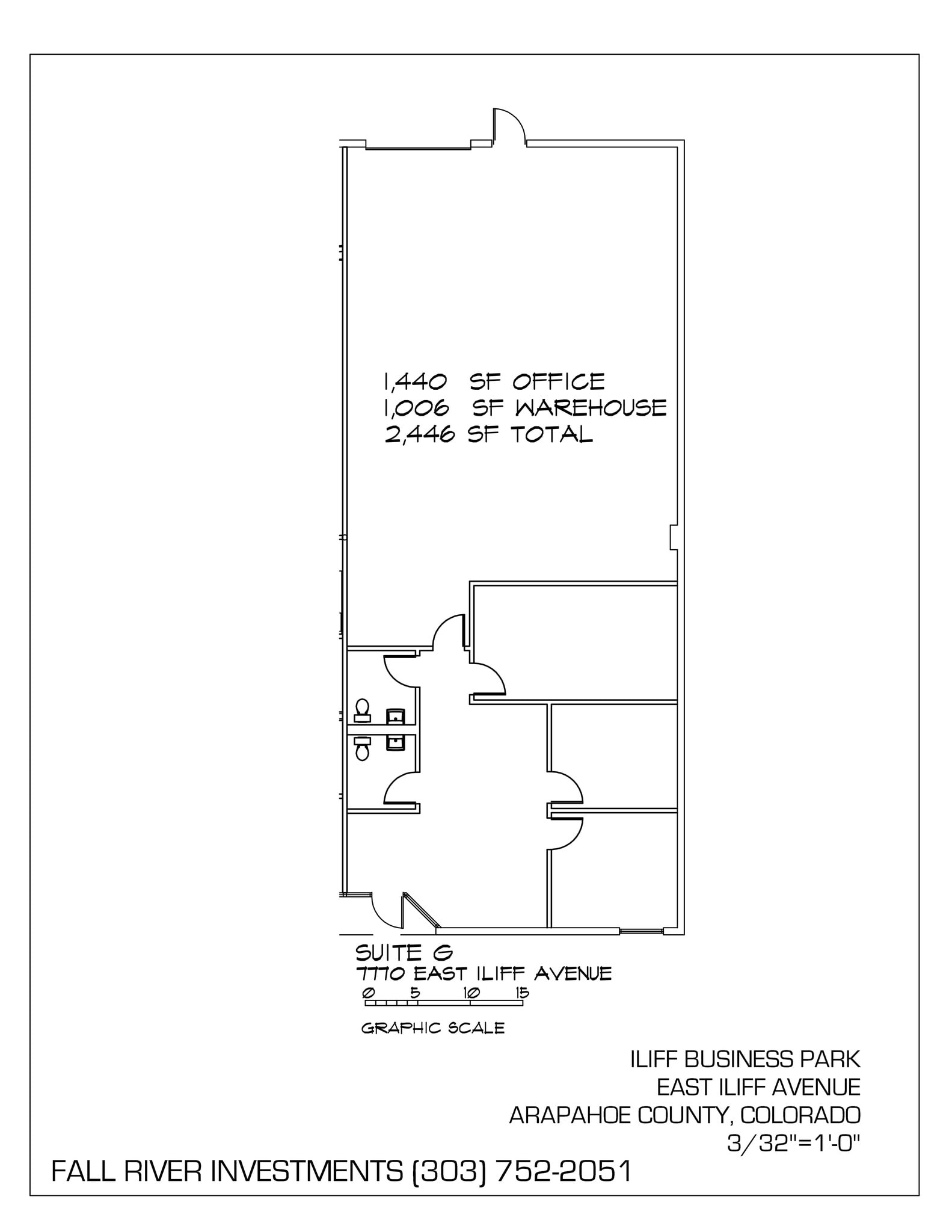 7700 E Iliff Ave, Denver, CO à louer Plan de site– Image 1 sur 1