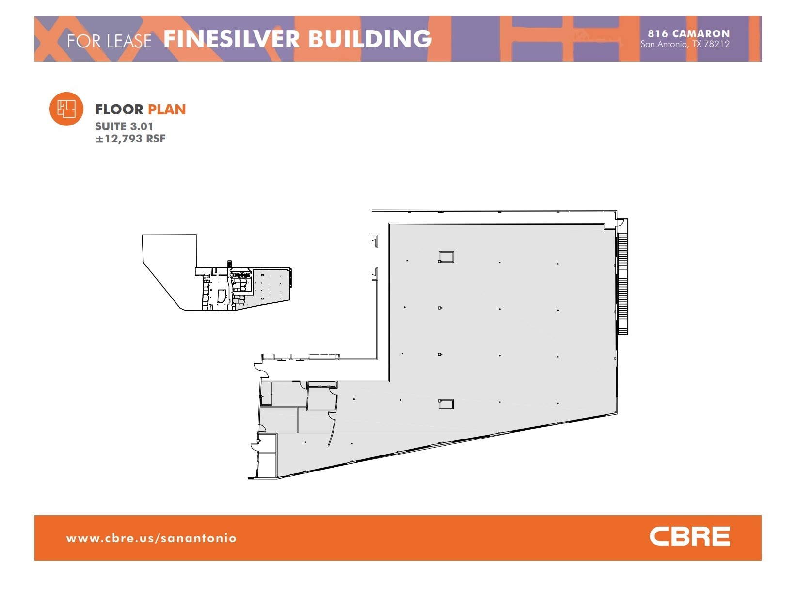 816 Camaron St, San Antonio, TX à louer Plan d’étage– Image 1 sur 1
