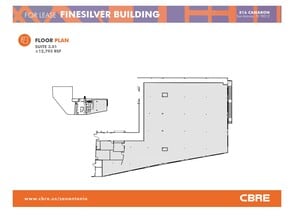 816 Camaron St, San Antonio, TX à louer Plan d’étage– Image 1 sur 1
