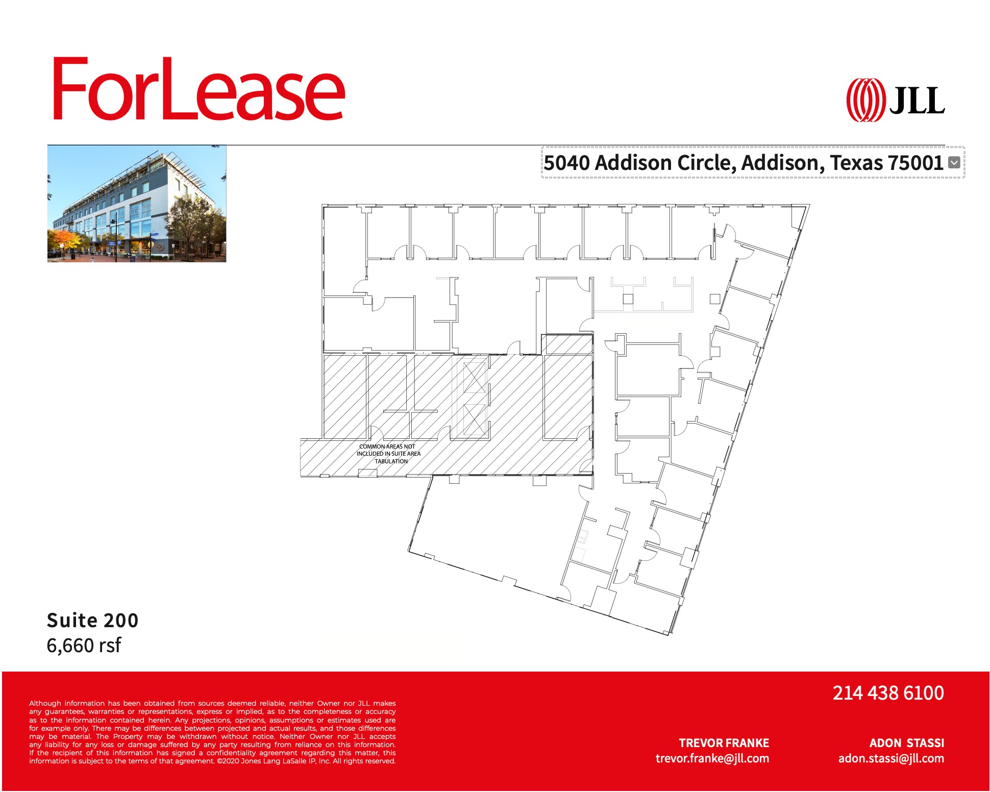 5040 Addison Cir, Addison, TX à louer Plan d’étage– Image 1 sur 3