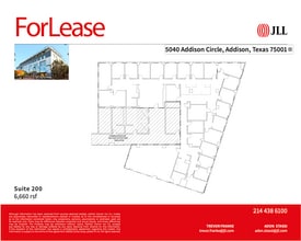 5040 Addison Cir, Addison, TX à louer Plan d’étage– Image 2 sur 2