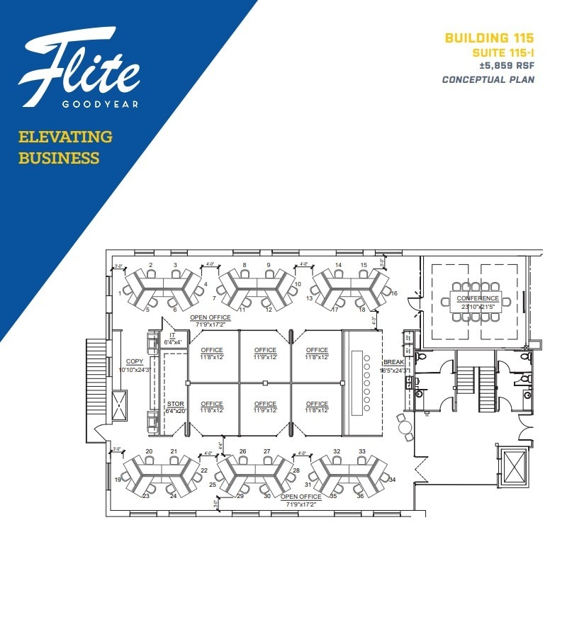 1300 S Litchfield Rd, Goodyear, AZ à louer Plan d’étage– Image 1 sur 1
