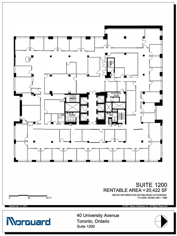 40 University Ave, Toronto, ON à louer Plan d’étage– Image 1 sur 1