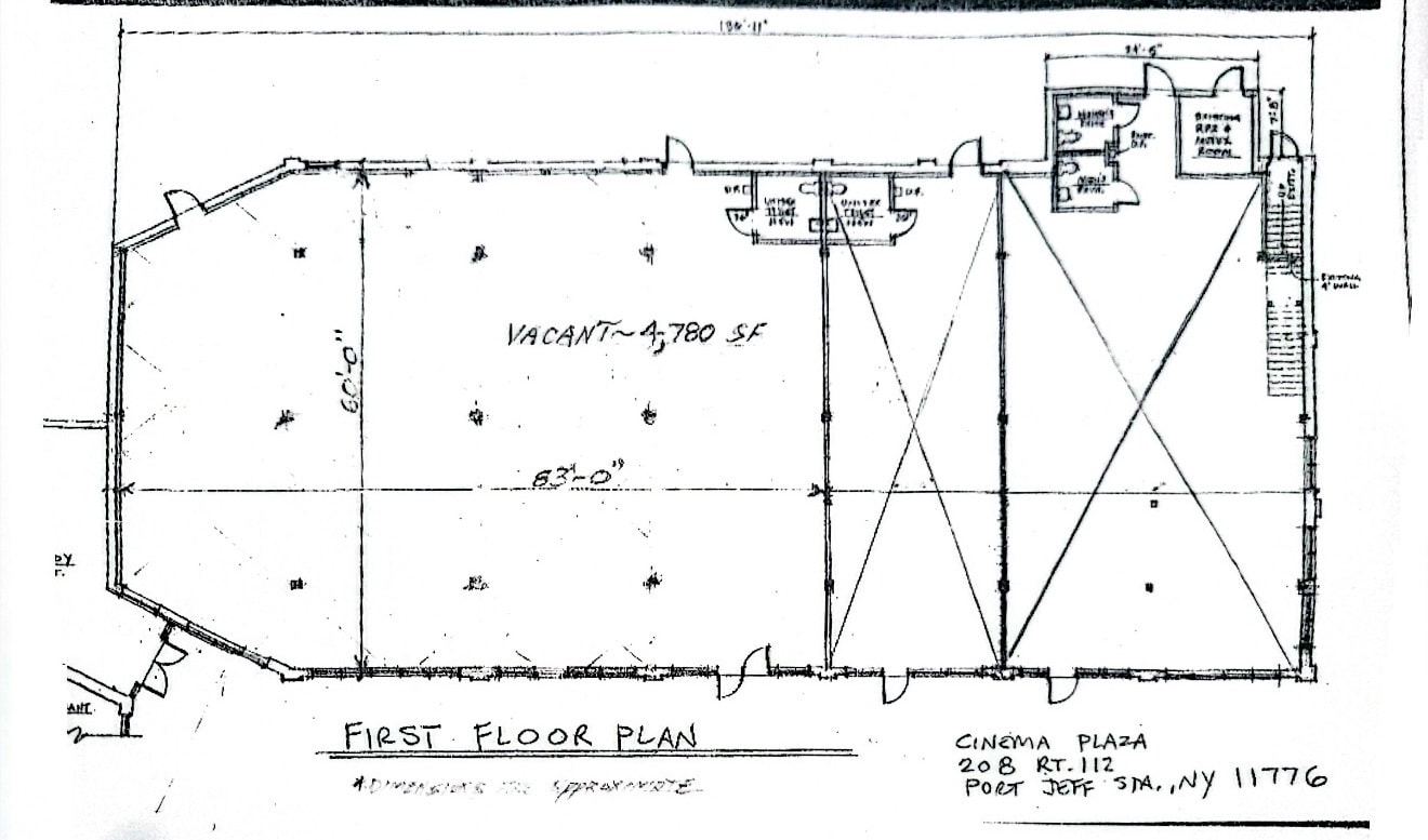 208 Route 112, Port Jefferson Station, NY à louer Plan d’étage– Image 1 sur 3