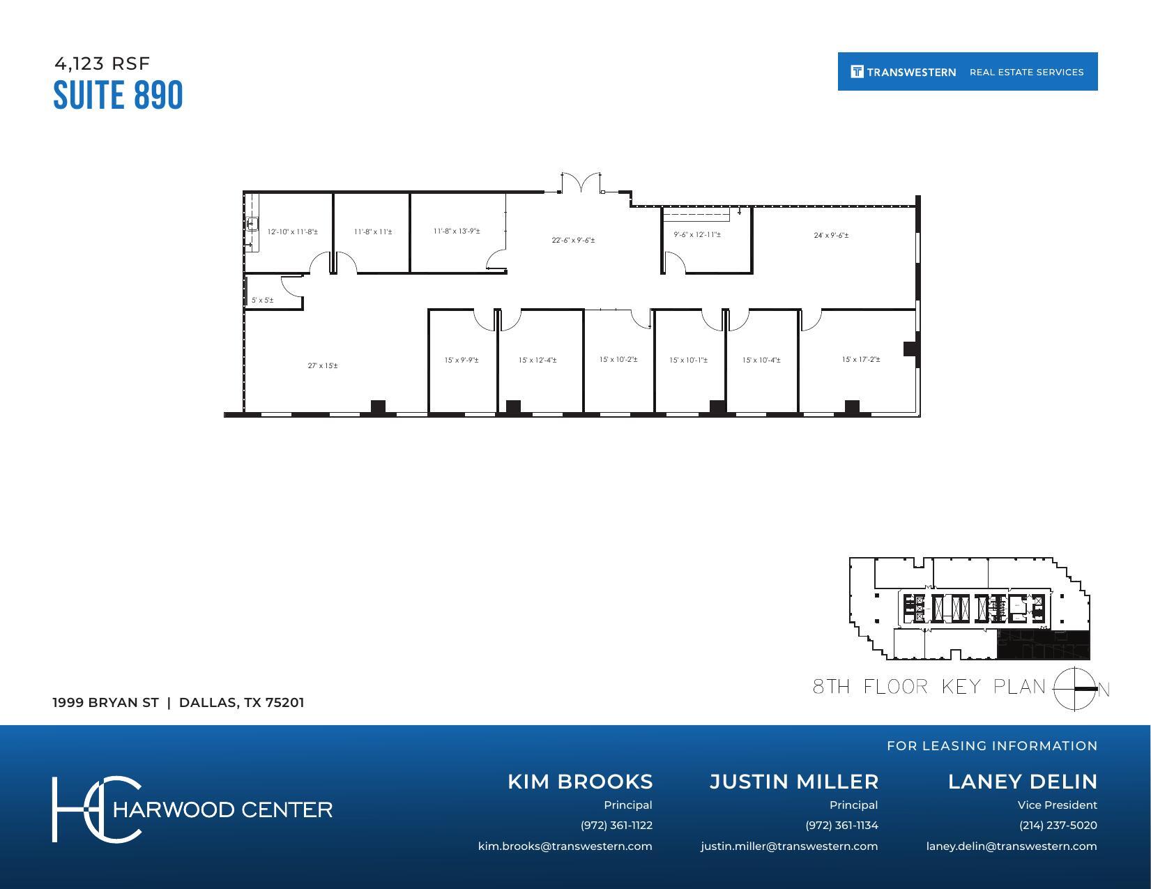 1999 Bryan St, Dallas, TX à louer Plan d’étage– Image 1 sur 1