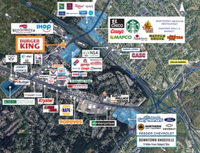 319 Merchants Dr, Knoxville, TN - VUE AÉRIENNE  vue de carte