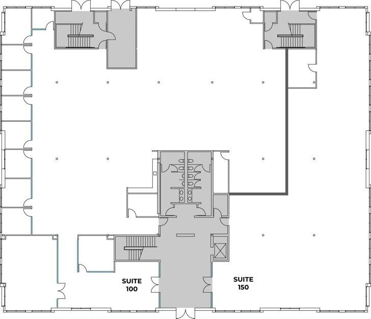 4790 Eastgate Mall, San Diego, CA à louer Plan d’étage– Image 1 sur 5