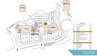 12100-12220 W Fairfax Towne Center, Fairfax, VA à louer Plan de site– Image 1 sur 1