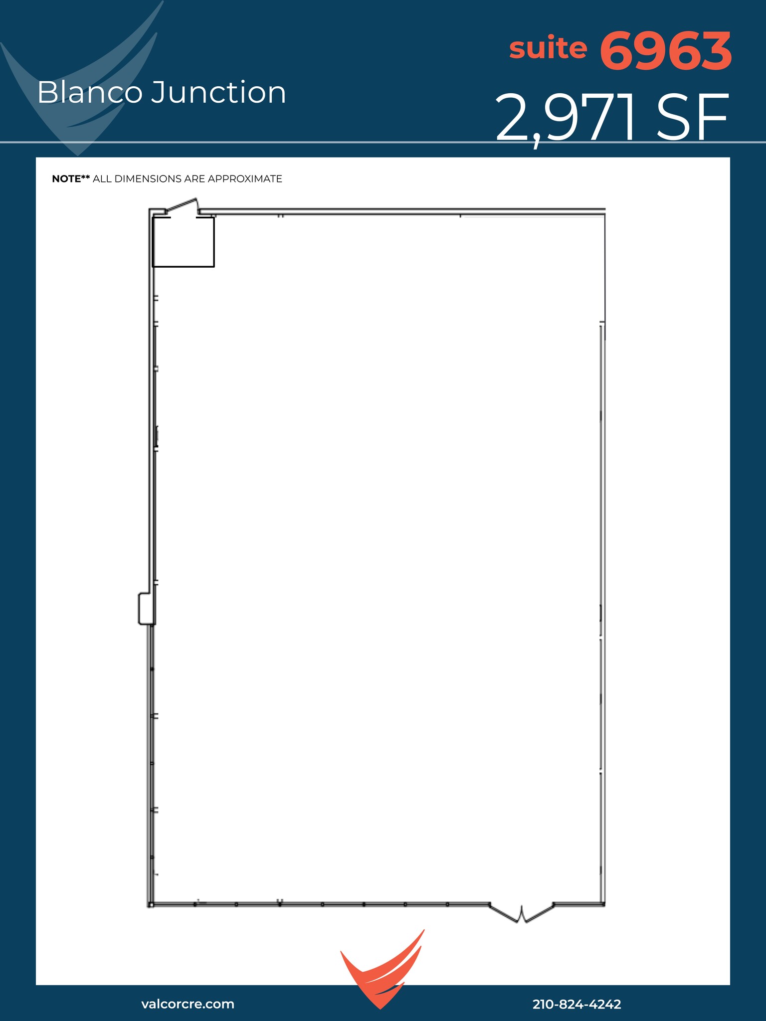 6900-6999 Blanco Rd, San Antonio, TX à louer Plan de site– Image 1 sur 1