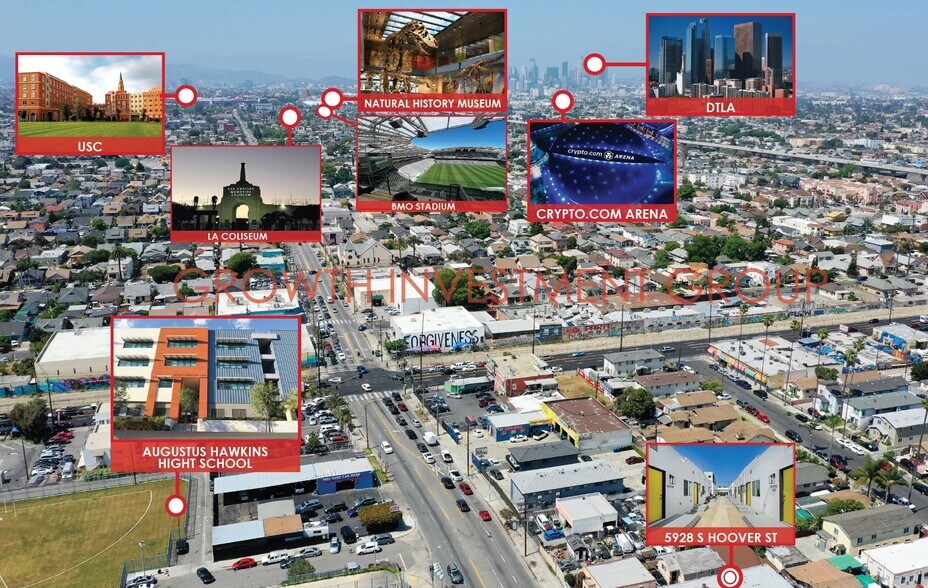 5928 S Hoover St, Los Angeles, CA à vendre - Photo de l’immeuble – Image 2 sur 26