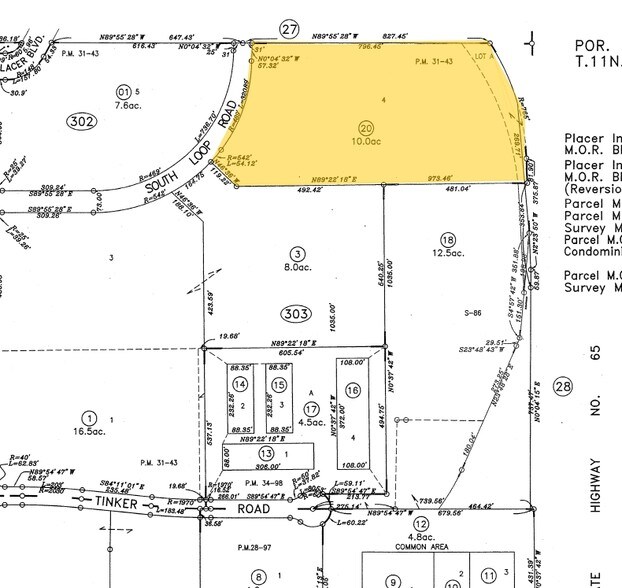 S Loop Rd, Rocklin, CA à vendre - Plan cadastral – Image 2 sur 2