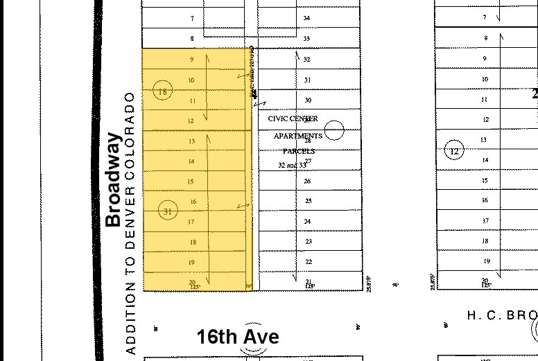 1600 Broadway, Denver, CO à louer - Plan cadastral – Image 2 sur 22