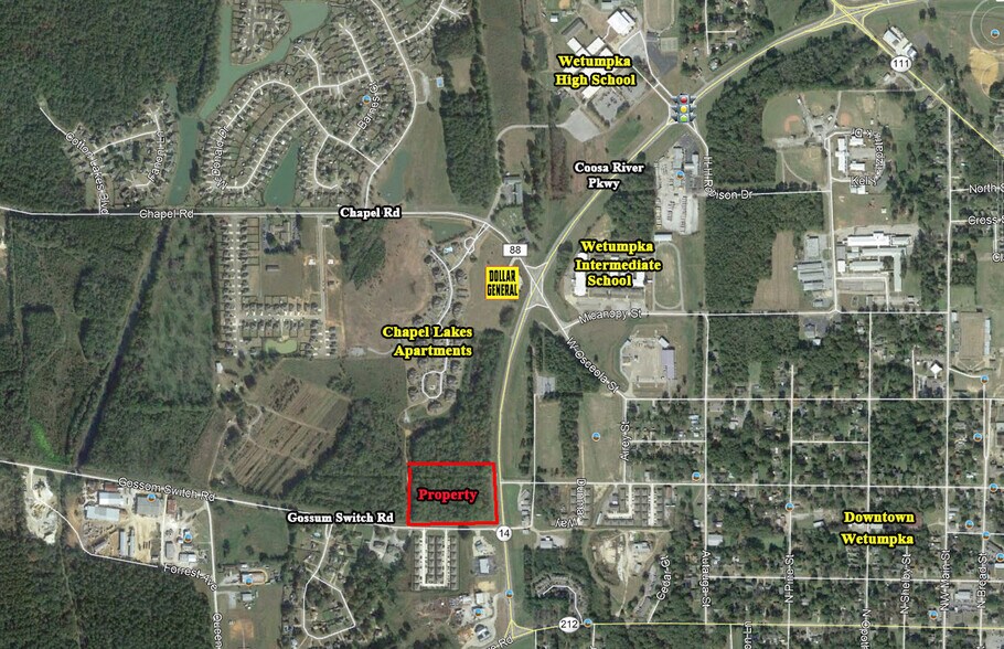 Coosa River Pky & Gossum Switch Rd, Wetumpka, AL à vendre - Photo de l’immeuble – Image 2 sur 4