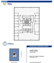 700 6th Ave SW, Calgary, AB à louer Plan d’étage– Image 1 sur 1