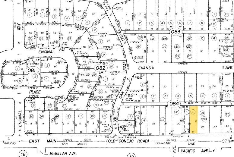 1783 E Main St, Ventura, CA à vendre - Plan cadastral – Image 2 sur 8