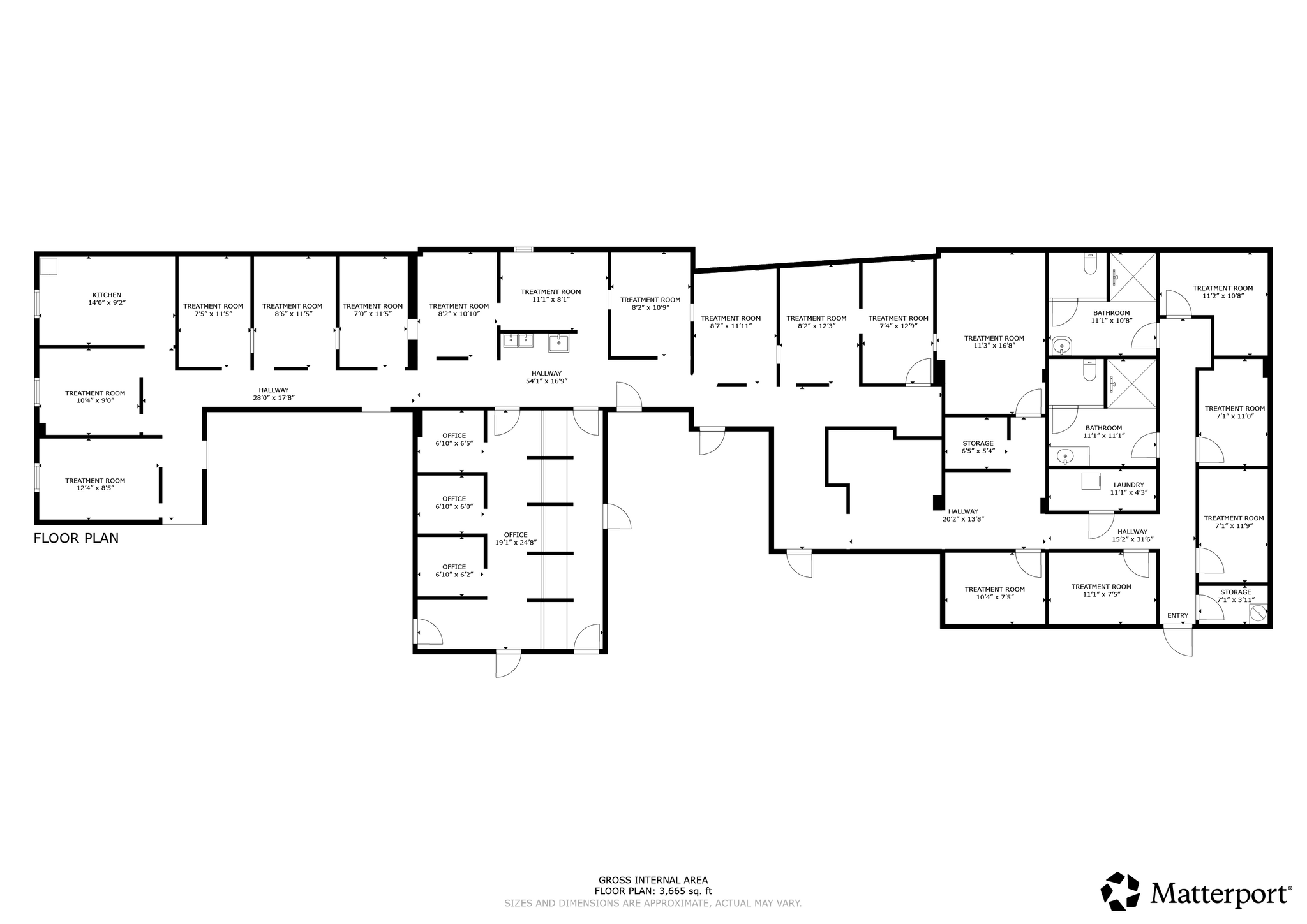 530 NW 54th St, Miami, FL à louer Plan d’étage– Image 1 sur 20