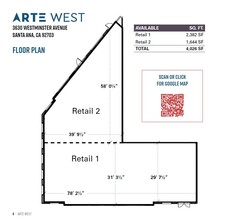 3630 Westminster Ave, Santa Ana, CA à louer Plan d’étage– Image 1 sur 1