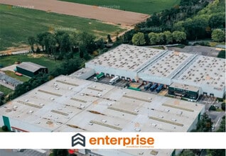 Hénin-Beaumont, PDC - Vue aérienne vue de carte