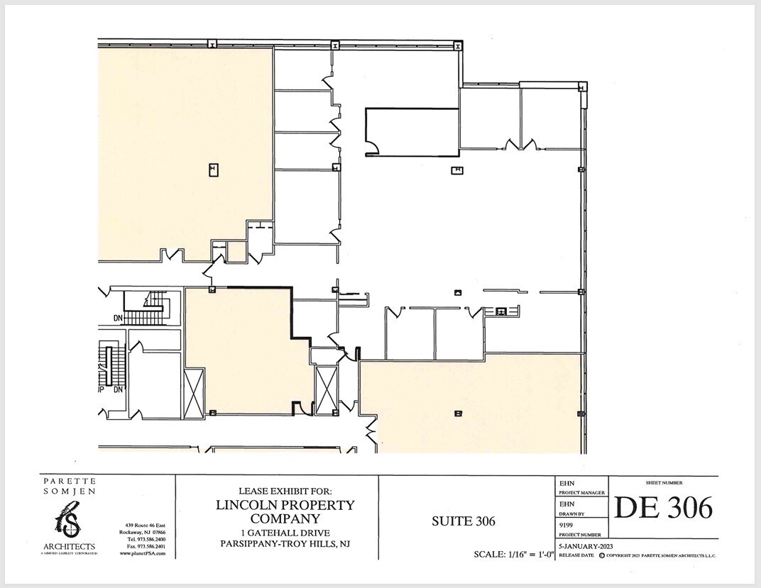 1 Gatehall Dr, Parsippany, NJ à louer Plan d’étage– Image 1 sur 1