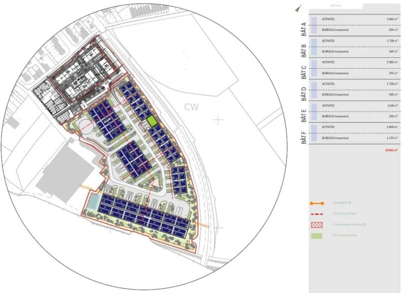 Local d’activités dans Wattrelos à louer - Plan d’étage – Image 3 sur 6