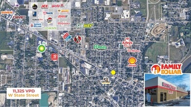 1154 W State St, Fremont, OH - VUE AÉRIENNE  vue de carte