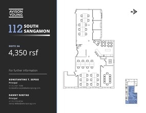 112 S Sangamon St, Chicago, IL à louer Plan d’étage– Image 1 sur 8