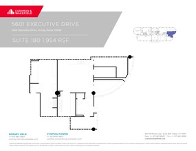 5601 Executive Dr, Irving, TX à louer Plan de site– Image 1 sur 1