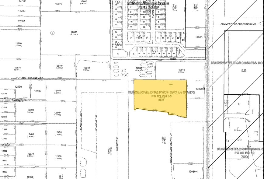 13043-13045 Summerfield Sq, Riverview, FL à vendre - Plan cadastral – Image 2 sur 18