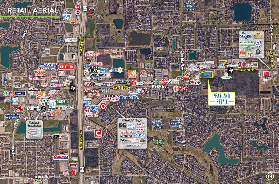 9260 Broadway St, Pearland, TX à louer - Photo de l’immeuble – Image 2 sur 3