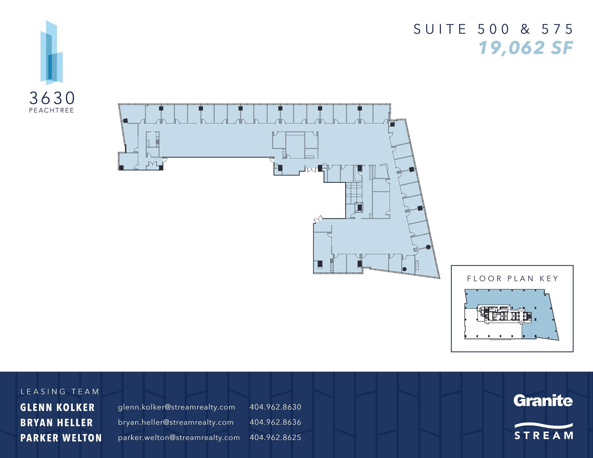 3630 Peachtree Rd NE, Atlanta, GA à louer Plan de site– Image 1 sur 3