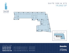 3630 Peachtree Rd NE, Atlanta, GA à louer Plan de site– Image 2 sur 4