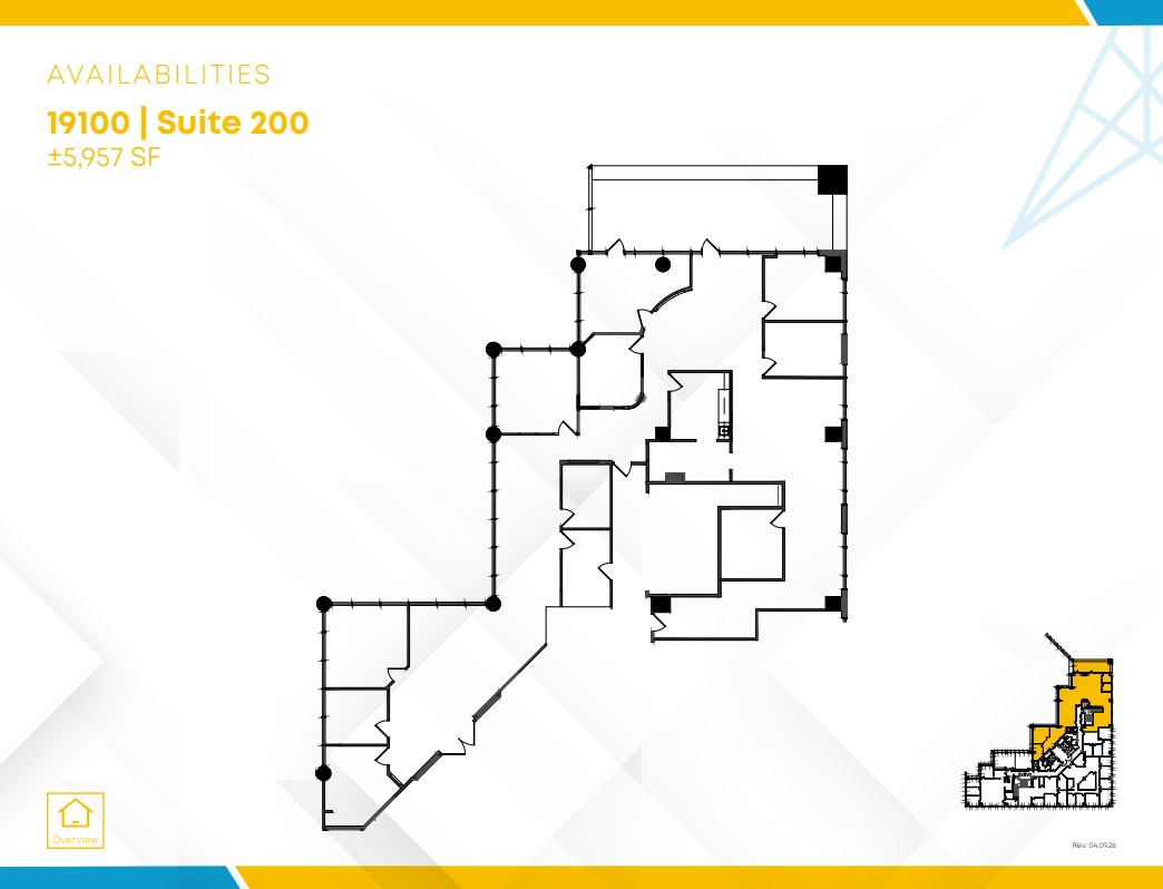 19100-19200 Von Karman Ave, Irvine, CA à louer Plan d’étage– Image 1 sur 1