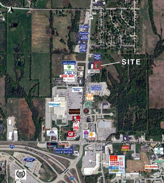 2103 N 291 Hwy, Harrisonville, MO à louer - Aérien – Image 2 sur 2
