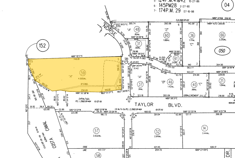 400 Taylor Blvd, Pleasant Hill, CA à louer - Plan cadastral – Image 2 sur 2