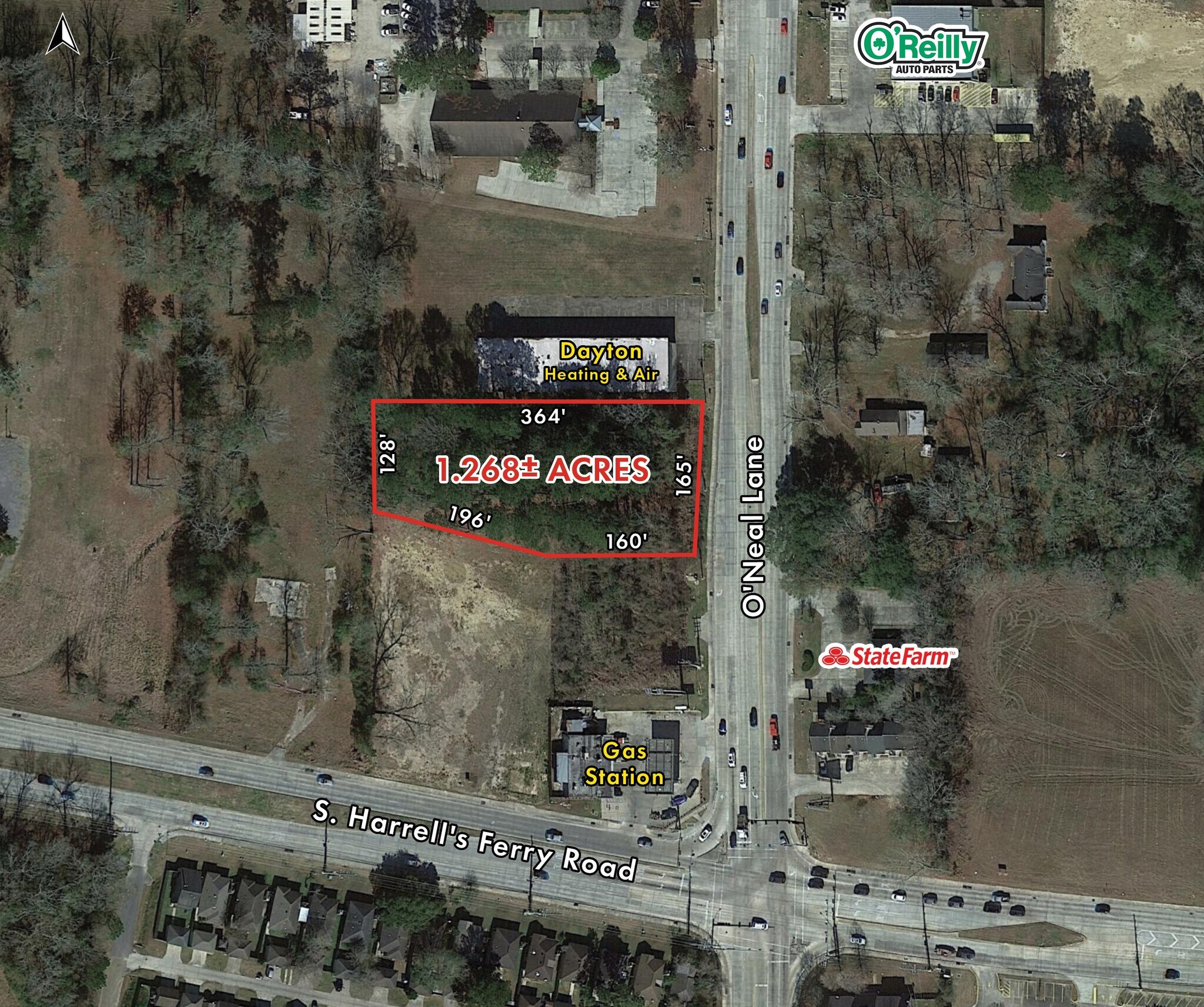 2914 Oneal Ln, Baton Rouge, LA à vendre Aérien– Image 1 sur 3