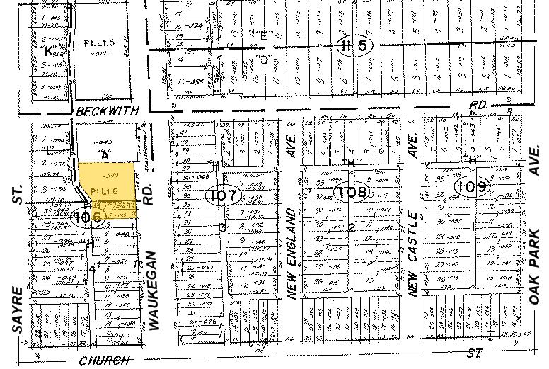 9225-9259 Waukegan Rd, Morton Grove, IL à louer - Plan cadastral – Image 3 sur 5