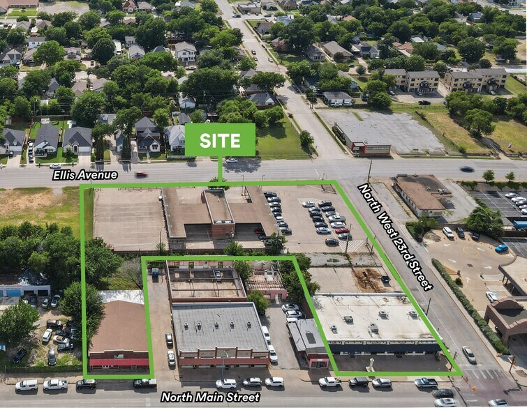 2225-2245 N Main St, Fort Worth, TX à louer - Aérien – Image 2 sur 5