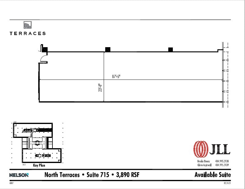 400 Perimeter Center Ter, Atlanta, GA à louer Plan d’étage– Image 1 sur 3