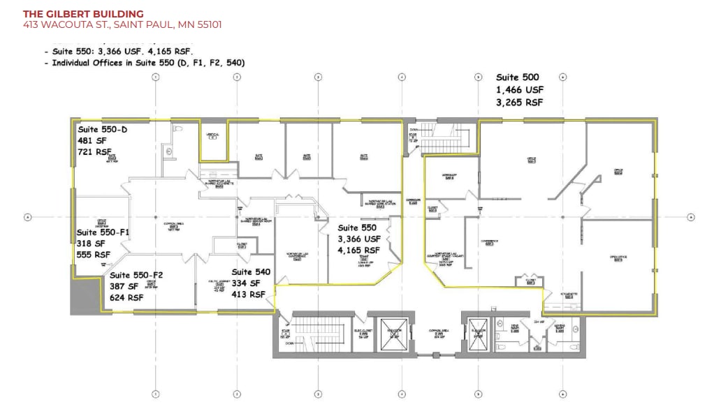 413 Wacouta St, Saint Paul, MN à louer Plan d’étage– Image 1 sur 1